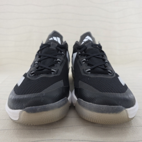 Adidas Mens Adizero Impact Turf Trainers Black White Baseball Shoes IH2645 Sz 10 - Picture 4 of 11